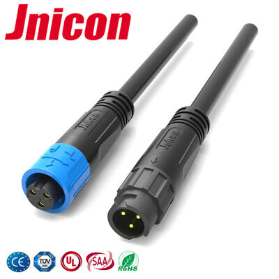 M12 Waterproof Quick Disconnect Wire Connectors ODM Brass Gold-Plated Connector