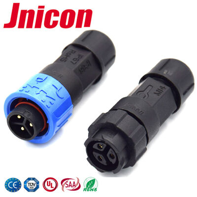 Jnicon M16 300V 10A लो वोल्टेज वायर कनेक्टर वाटरप्रूफ क्विक पावर कनेक्टर
