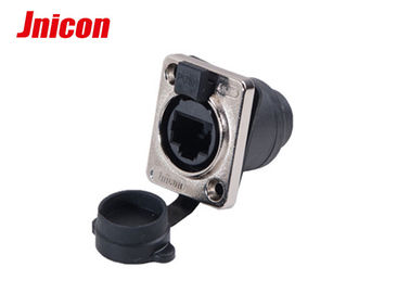 Jnicon RJ45 वॉटरप्रूफ कनेक्टर 8P8C पुरुष 3 Prong Cat6a ईथरनेट केबल के लिए