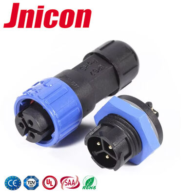PA66 300V 3 पिन वायर टू बोर्ड कनेक्टर M16 10A पावर कनेक्टर वाटरप्रूफ