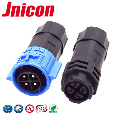 20AWG-12AWG केबल M19 20A पावर वाटरप्रूफ IP67 सर्कुलर प्लास्टिक कनेक्टर